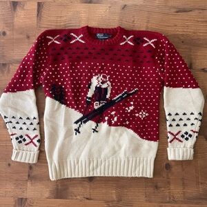 Vintage 80’s Polo Ralph Lauren Ski Knit Sweater
